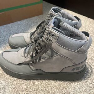 Rev’It! Men's Motorcycle Gray Mid-Top Riding Sneakers